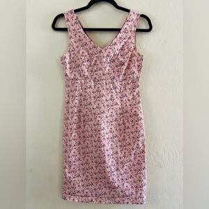 Vintage Studio Floral Pink Dress sz S